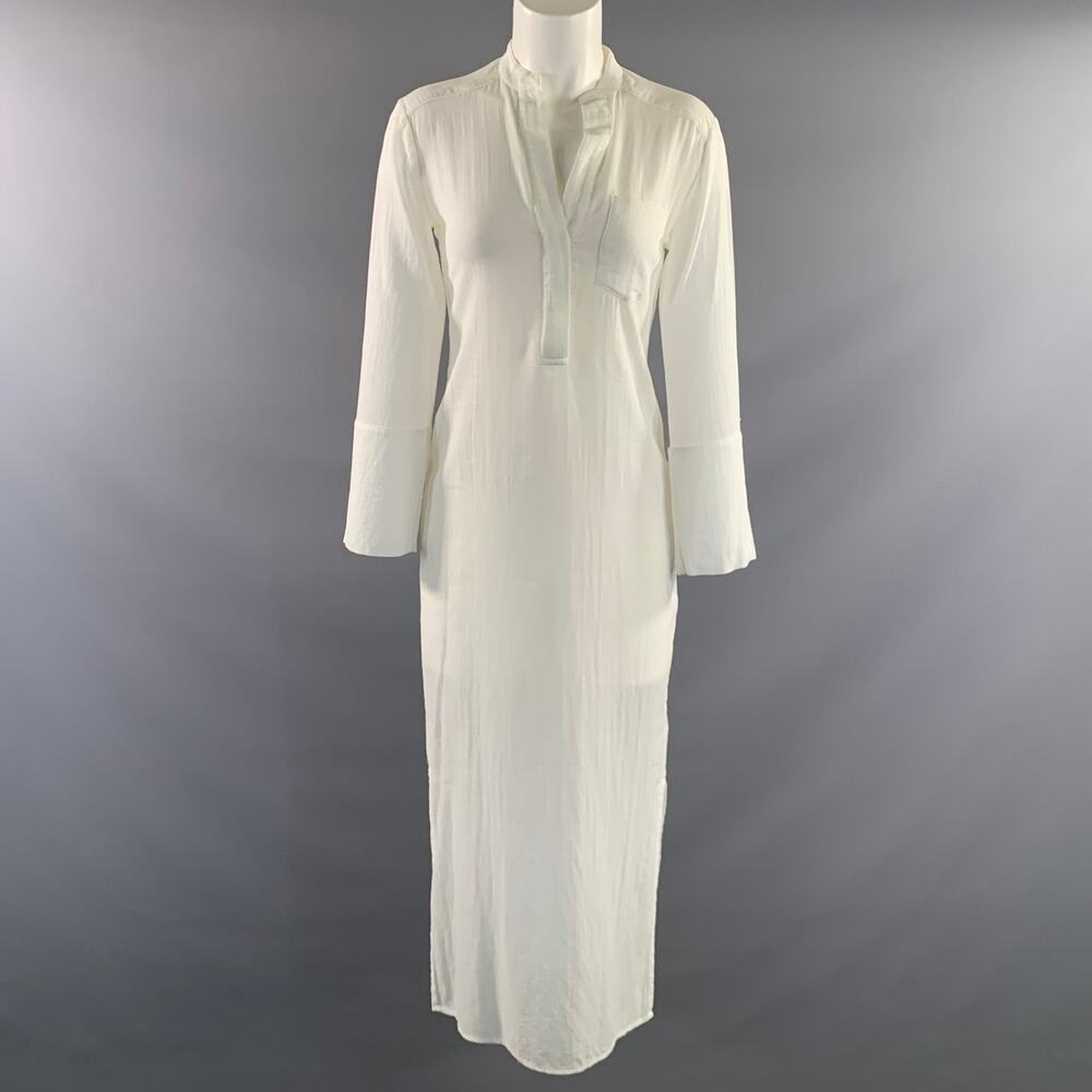 JAMES PERSE Size 0 White Cotton Tunic Dress Top